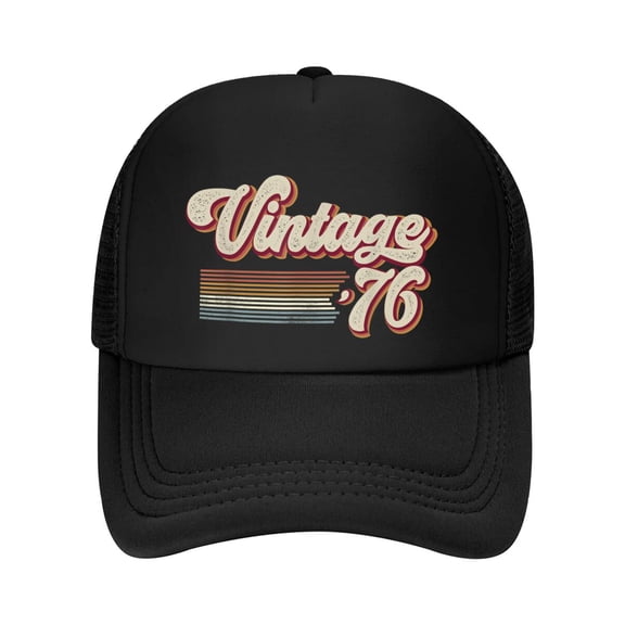 Vintage 1976 Retro Sunset Classic 50-Year-Old 50th Birthday Baseball Cap