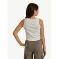thumbnail image 2 of Justice Girl's Rib Tank, Sizes XS - XLP, 2 of 6
