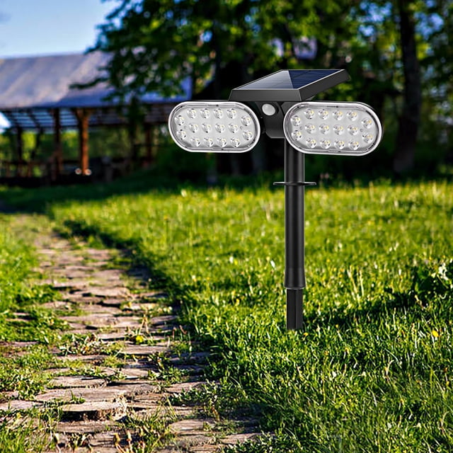 Reflector solar doble para pared, M0518 con sensor de movimiento