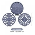 thumbnail image 5 of Set of 3 Silicone Mat-Hot Pot Holder Hot Pads for Table & Countertop-Trivet for Hot Dishes-Non-Slip & Heat Resistant Modern Kitchen Hot Pads for Pots & Pans, 5 of 7