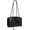 Black, variant on Urban Chic Large Capacity Retro Tote Bag, Retro Shoulder Bag With Cute Accessory, For Travel Purse, Vintage Daily Carry Bag