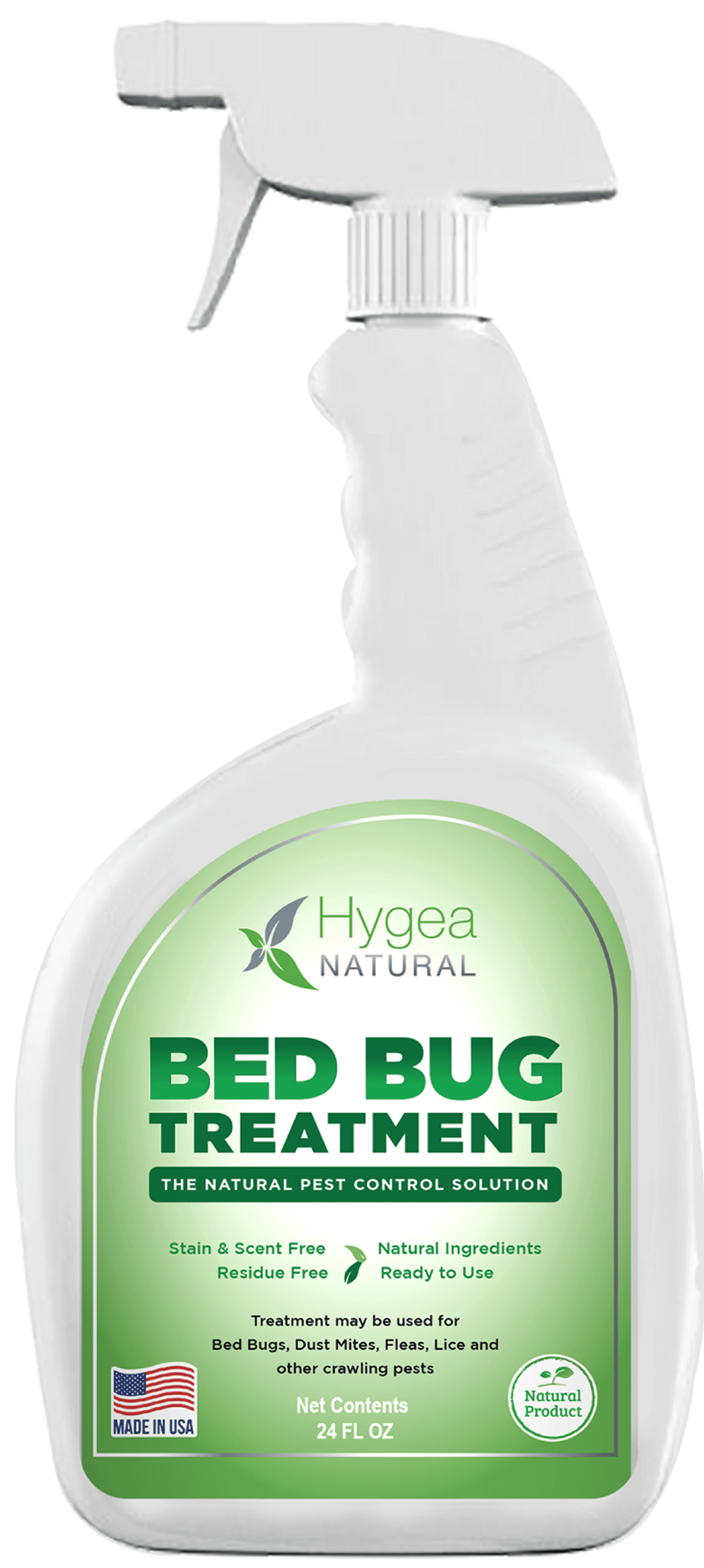 Hygea Natural Bed Bug Exterminator Spray Non Toxic Treatment, Bed