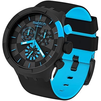 Swatch SVCF4000AG Unisex Full Blooded Smoky Black Dial Aluminum