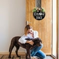 thumbnail image 2 of Door Welcome Sign Wall Hanger Farmhouse Cafe Restaurant Living Room Rustic Hanging Gate Decoration Plaque Ornaments White, 2 of 5