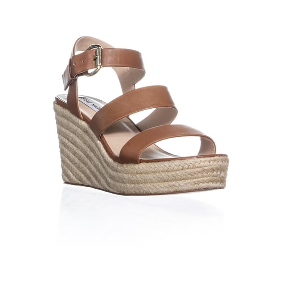 Womens Steve Madden Valery Platform Wedge Sandals, Cognac