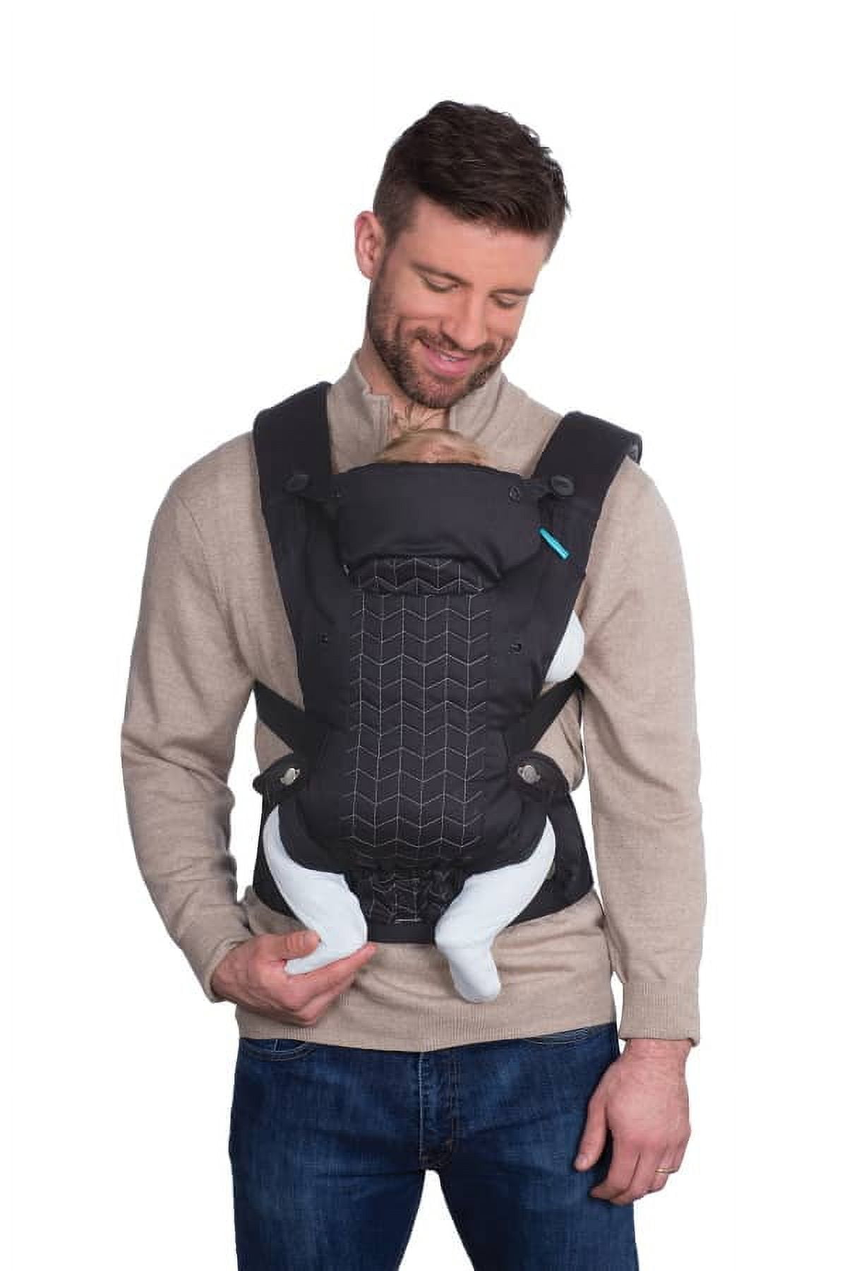 Infantino Upscale Customizable Convertible Baby Carrier 4 Position Unisex 8 40lb Black Walmart