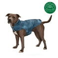 thumbnail image 3 of FurHaven Pet Coat | Water-Repellent Reversible Reflective Puffer Dog Coat, Blue Watercolor, Medium, 3 of 12