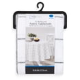 thumbnail image 3 of Mainstays Tablecloth Windowpane Plaid White and Black, Cotton Polyester Blend, 70" Round, 3 of 5