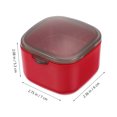 thumbnail image 4 of 1 caja portátil para guardar aparatos dentales, caja de limpieza (roja), 4 of 4