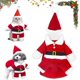 thumbnail image 1 of Christmas Dog Costume, Dog And Cat Santa Claus Costume, Christmas Party Pet Clothes, 1 of 5