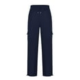 thumbnail image 5 of DEELLEEO Mens Sweatpants Drawstring Elastic Waist Solid Color Pocket Sports Pants, 5 of 5