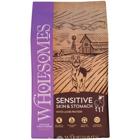 Wholesomes Sensitive Lamb & Brown Rice Dry Dog Food
