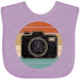 thumbnail image 3 of Inktastic Photographer Retro Sunset Camera Boys or Girls Baby Bib, 3 of 4
