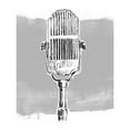 thumbnail image 3 of Vess, June Erica 15x18 Black Modern Framed Museum Art Print Titled - Monochrome Microphone II, 3 of 5