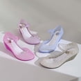 thumbnail image 5 of Women's Jelly High Heel Sandals Hollow Out Beach Sandals with Bukle Straps (Blue 40), 5 of 6
