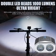 thumbnail image 2 of Faro Bicicleta WEST BIKING USB 1000 lúmenes Luz para bicicleta Base giratoria de 360 ° con bocina Eq WEST BIKING Faro Bicicleta, 2 of 7