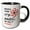 Black/White, variant on 3drose, People Think Its Magic We Call It Physics, Atom Structure,, 11oz Mug