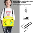 thumbnail image 3 of Allytechgroup Kids Case for iPad Mini 7 A17 Pro 2024/iPad Mini 6 2021 8.3 Inch iPad Mini 7th/6th Generation Case,Stand Case with Pencil Holder/Hand Strap/Handle/Kickstand 3D Kawaii EVA Cover, Yellow, 3 of 9