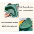 thumbnail image 3 of Cesta de colador de fregadero de cocina de esquina de 2 piezas, escurridor de colador colgante, colador de fregadero de cocina triangular, cesta de drenaje de cisne - verde + azul brillar Electrónica, 3 of 5