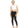 thumbnail image 2 of Stretch Is Comfort Girl's Oh so Soft Solid and Print Leggings | Child  Size 4 - 14, 2 of 4