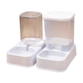 thumbnail image 2 of Dvkptbk plastic bowl Cats Bowl Two In One Drinking Water Dog Water Bowl Rice Bowl Pet Bowl Drinking Water Feeding All One Suitable for Dogs and Cats To Live and Drink Water, 2 of 6
