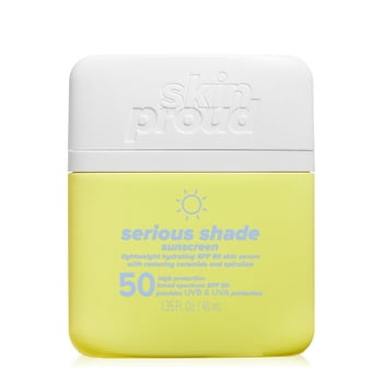 Skin Proud, Serious Shade Lightweight and Hydrating Sunscreen Serum SPF 50, 1.35 fl oz