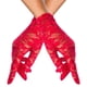 thumbnail image 1 of Jumpingount Guantes de encaje Novia Mitones de boda Protector solar Ropa de mujer Montar Dedo completo De longitud corta Al aire libre Bloqueador solar Dedos guantes y mitones Rojo Jumpingount AP014378-01, 1 of 6