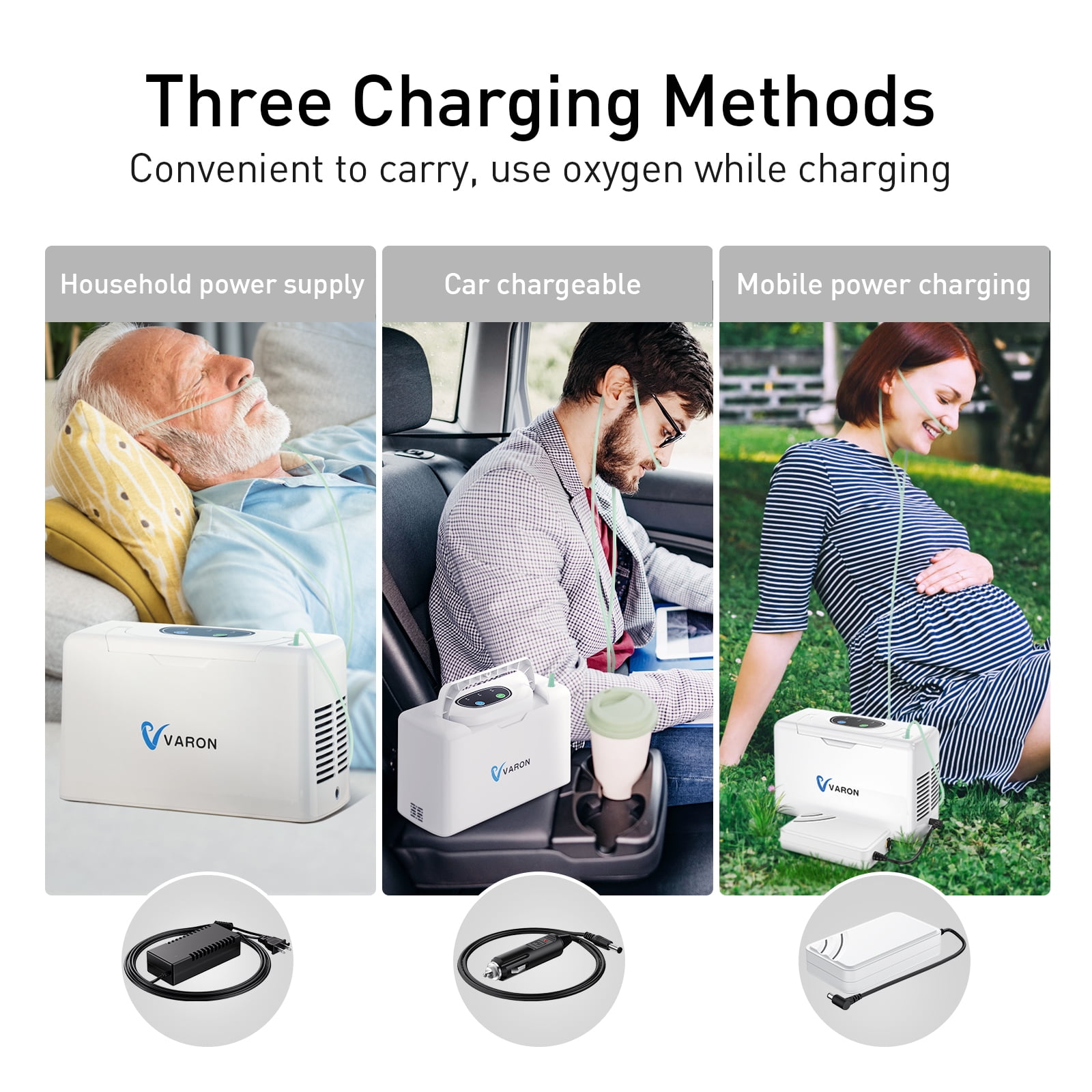 AKYDUCE 33%~ 3LOxygen&generator Tube &filters 𝗐𝗂th Accessories-(4Hrs) Quiet(All-Age Use) Concentrator de oxigeno for Travel,3.3𝑙𝑏𝑠 Lightwei Traveling