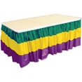 thumbnail image 1 of Rodapié de mesa Mardi Gras (paquete de 6) The Beistle Company 52170-GGP, 1 of 1
