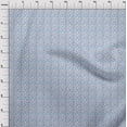 thumbnail image 3 of oneOone Silk Tabby Fabric Flower & Leaves Watercolor Printed Fabric 1 Yard 42 Inches Wide, 3 of 4