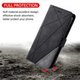 thumbnail image 6 of For Samsung Galaxy S25 FE 5G Wallet Phone Case With Card Holder Magnetic Closure Folio Splicing PU Leather Flip Case,Black,For Galaxy S25 FE 5G, 6 of 7