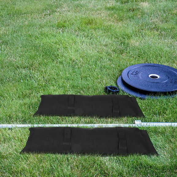 HEANUJJ 2Pcs Easy to Use Canvas Tent Sandbags for Outdoor Patio Canopy and Shelter