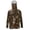 Camo Hunting Branch Deer, variant on Bulopur Palm Tree Men’s UPF 50  Sun Protection Hoodie Shirt Long Sleeve Fishing Rash Guard with Breathable Face Mask Quick Dry Lightweight UV Top