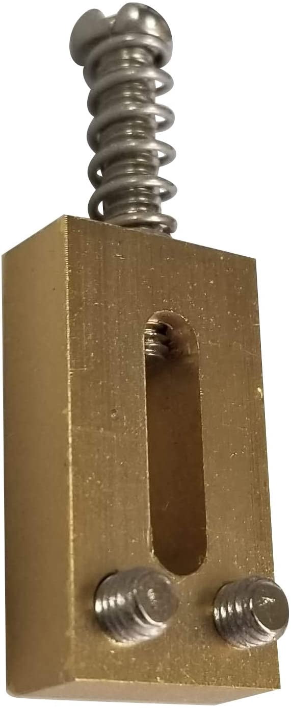 Long Beach Music Guitar Bridge Saddles Solid Brass 10.80mm for Fender Stratocaster or Telecaster