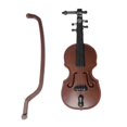 thumbnail image 1 of Dollhouse Mini Violins Miniature Violins Model for Dollhouse DIY 1/12 Dollhouse for Decoration Music, 1 of 5