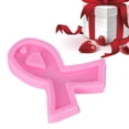 thumbnail image 2 of Ribbon Shape Silicone Mold Cute DIY Car Aroma Diffuser Pendant Mould for Keychain Home Bakery, 2 of 5