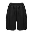 thumbnail image 3 of YUUMIN Kids Boys Quick Dry Short Sleeve T-shirts with Sports Mesh Shorts Activewear Soccer Uniforms Black 28, 3 of 6