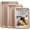 Champagne Gold, variant on Ceramic Baking Sheet Pan Set, Cookie Sheet for Oven, Bakeware Sets with Wider Grips, 3 Pack Half/Jelly Roll/Quarter Baking Tray, Premium, Dishwasher Safe - Dark Grey