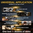 thumbnail image 4 of Pnoeoce 580N.m Brushless Cordless Impact Wrench,1/2" Impact Gun, 21V High Torque, 3200RPM with 2*4.0Ah Battery for Car Repair and DIY, 4 of 10