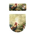 thumbnail image 5 of FORUDESIGNS Rooster Chicken Pattern Toilet Lid Cover Set of 2, Comfortable Bathroom Toilet Lid Cover Seat, Toilet Tank Lid Protector Fits Most Size Toilet Lids for Restroom, 5 of 8