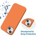 thumbnail image 4 of FYBTO Compatible with iPhone 13 Case, Liquid Silicone Gel Rubber Cover with Microfiber Lining, Full Body Drop Protection Phone Case for iPhone 13 6.1 Inch(2021), Pink Sand, 4 of 5