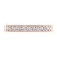 thumbnail image 3 of 1/4 Carat Round Diamond Wedding Band Ring in 14K Rose Gold (Ring Size 4.5) (I1-I2 Clarity), 3 of 4