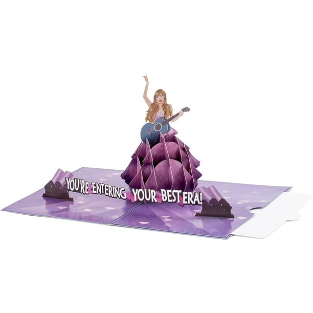 3D Up Birthday Card With Envelope Foldable Happy BirthTay Gift Greeting Card For TaylorFans Wife Sister Mother For All Ages