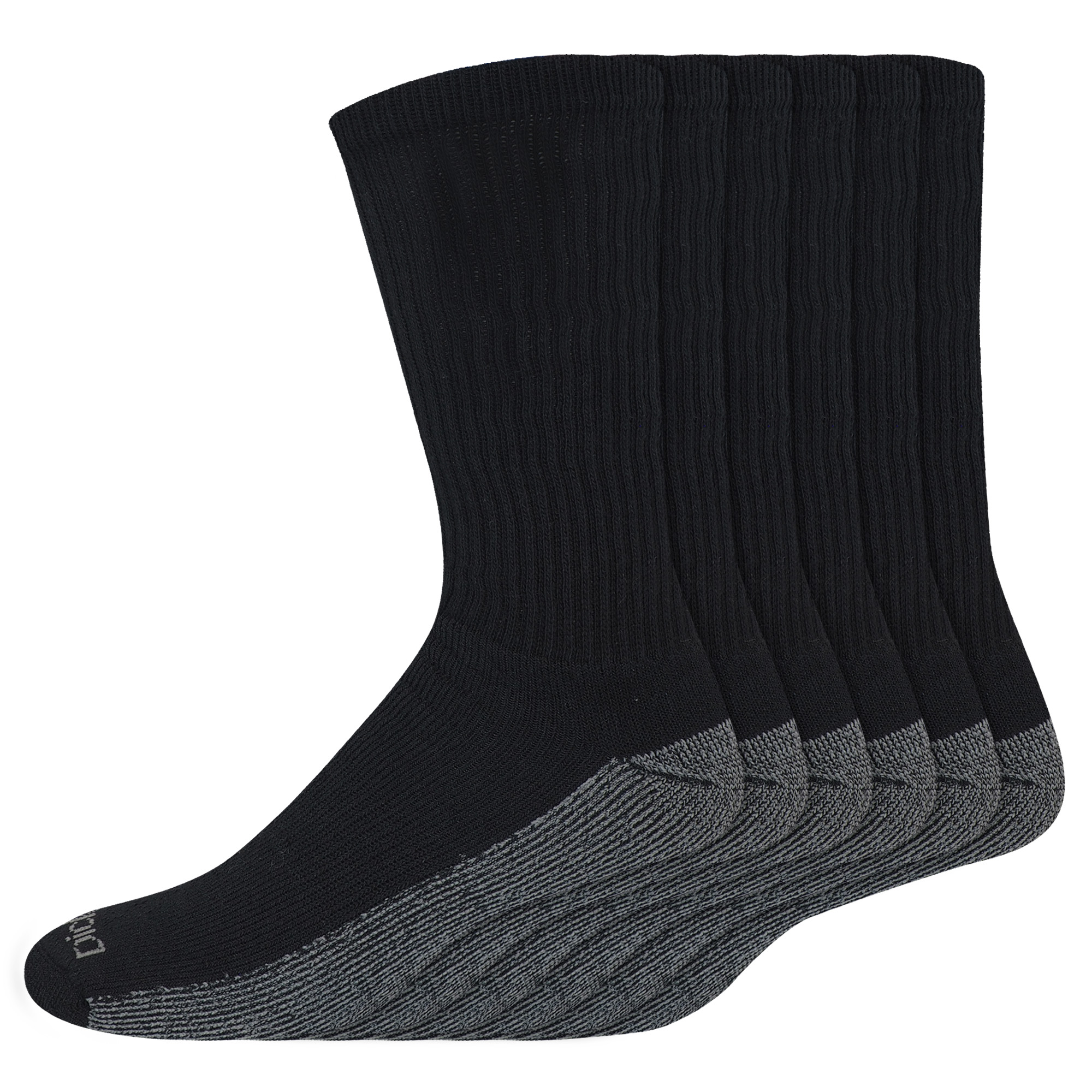Genuine Dickies Men's Dri-Tech Crew Socks, 6-Pack - image 3 of 3