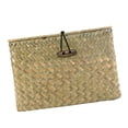 thumbnail image 1 of GUOOL Seagrass Woven Snacks Storage Box Organizer Cube Bin Basket Container Beige, 1 of 9