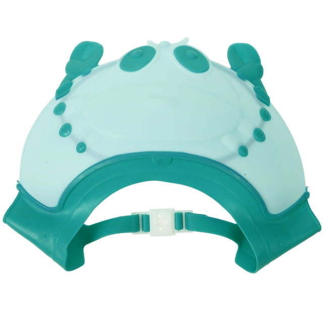 Gorro de ducha ajustable para bebé - Visera de baño con protector para el cabello y orejeras para niños. Protección para ojos y oídos.