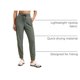 thumbnail image 4 of Pantalones Joggers CRZ YOGA Cintura Alta 70 cm Ligero Salvia XL, 4 of 5
