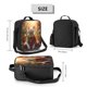 thumbnail image 2 of Disketp Sunshine Flower Meditating Cat Bolsa Térmica Estampada para Almuerzo, Lonchera para Hombres y Mujeres Adultos, 2 of 7