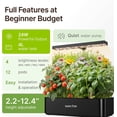 thumbnail image 5 of SUNCOZE 12 Pod Hydroponic Growing System, Indoor Herb Garden with 24W Powerful Output, 4L Water Tank, Black, 5 of 11