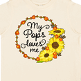 thumbnail image 4 of Inktastic My Pops Loves Me with Sunflower Wreath Boys or Girls Toddler T-Shirt, 4 of 5